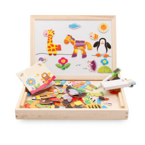 Children’s Magnetic Jigsaw Puzzle Toy Cute Cartoon Animal Jigsaw Puzzle Picture Board Children’s Educational Toy