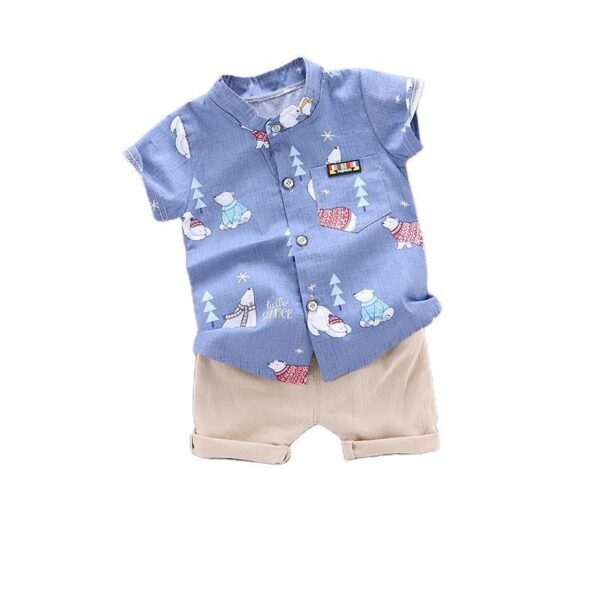Summer New Children's Clothing Korean Boy Baby Infant Child - Image 2
