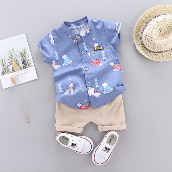 Summer New Children's Clothing Korean Boy Baby Infant Child - Image 4