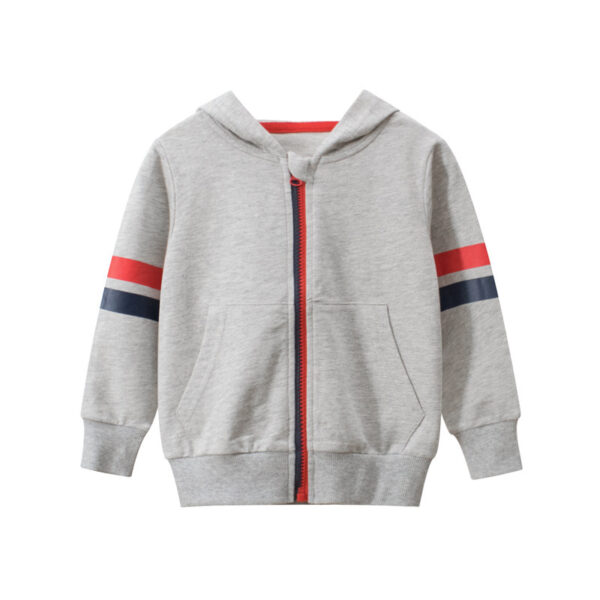 Boy's zipper sweater baby clothes - Image 4