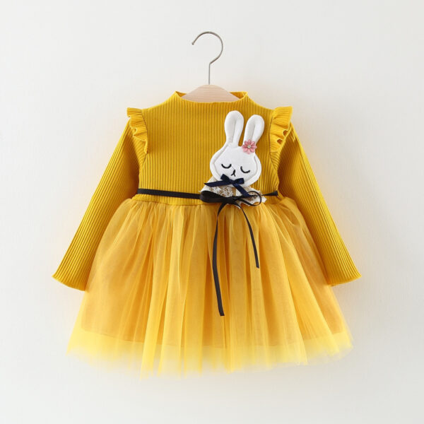 Autumn Girl Princess Dress Baby Girl Skirt Gauze Girl Children 0-1-2-3 Years Old Baby Girl Dress - Image 6