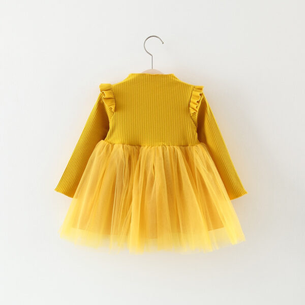 Autumn Girl Princess Dress Baby Girl Skirt Gauze Girl Children 0-1-2-3 Years Old Baby Girl Dress - Image 3